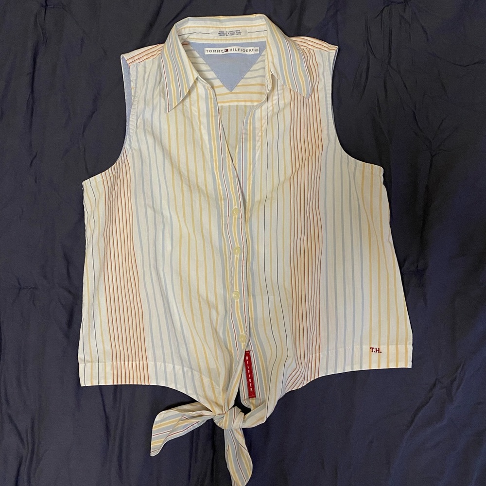 Tommy Hilfiger front tie top